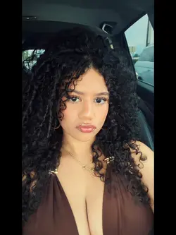 Me with curly hair