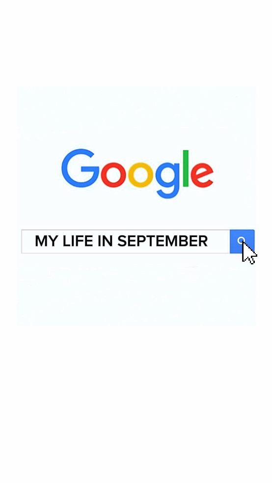 my life in september