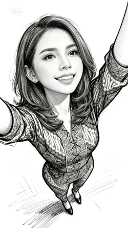 Ai caricature sketch