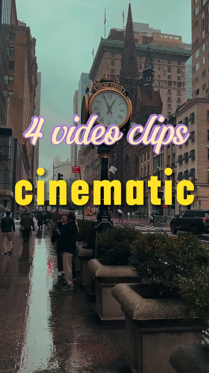 4 clips cinematic