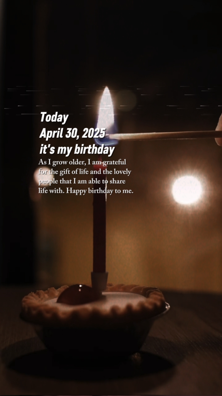 30 de abril es mi cumpleaños