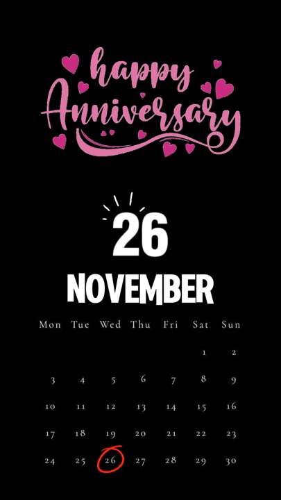 ANNIV 26. NOVEMBER 