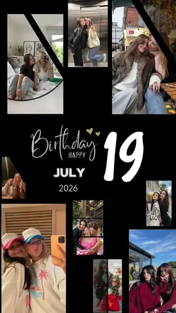 Birthday 19 July