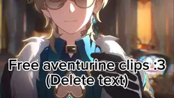 Free aventurine clip