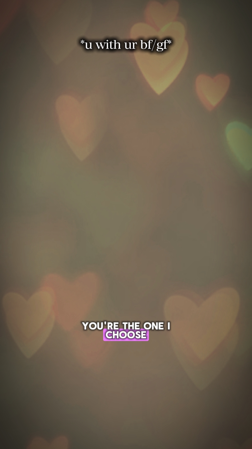 the one i choose