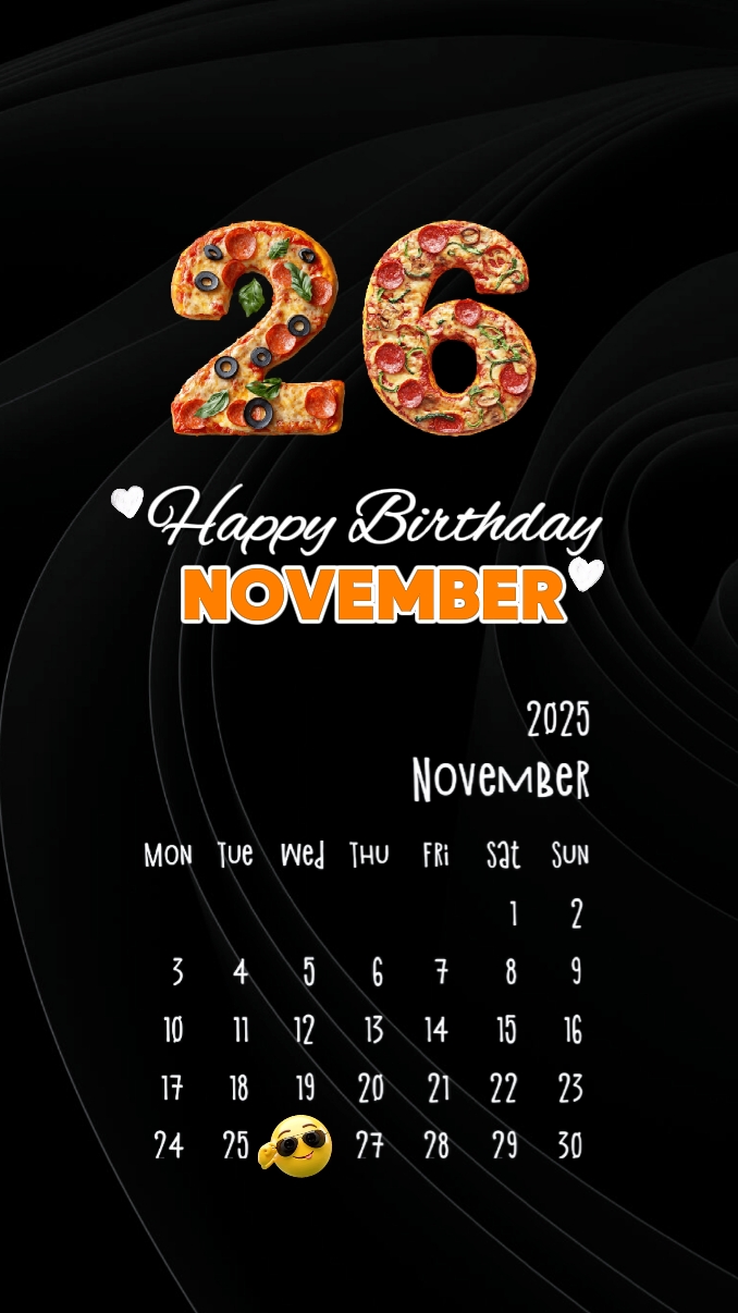 HBD 26 NOVEMBRE