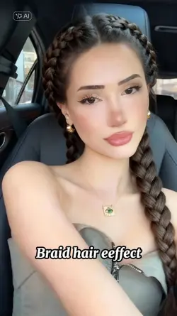 braid hair effect 