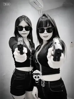 Trend cầm súng team 