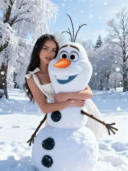 With Olaf