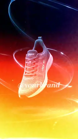 Running Shoe Ad
