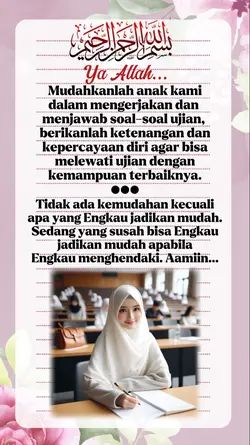 Doa ujian anak