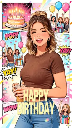 Birthday comic