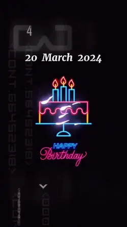 Birthday 20 march