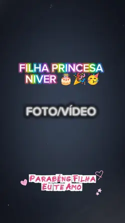 Filha princesa niver