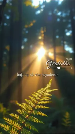 só AGRADECER