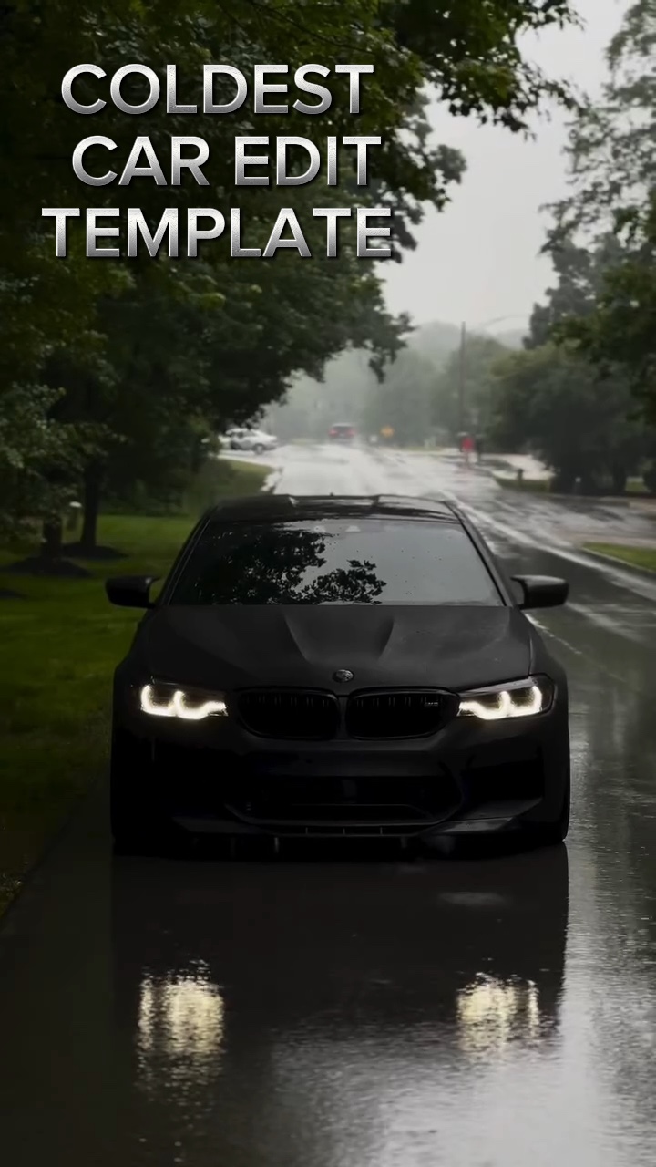 Plantilla de edición de coches 🎶👀