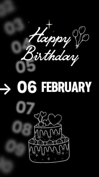 CUMPLEAÑOS 06 DE FEBRERO