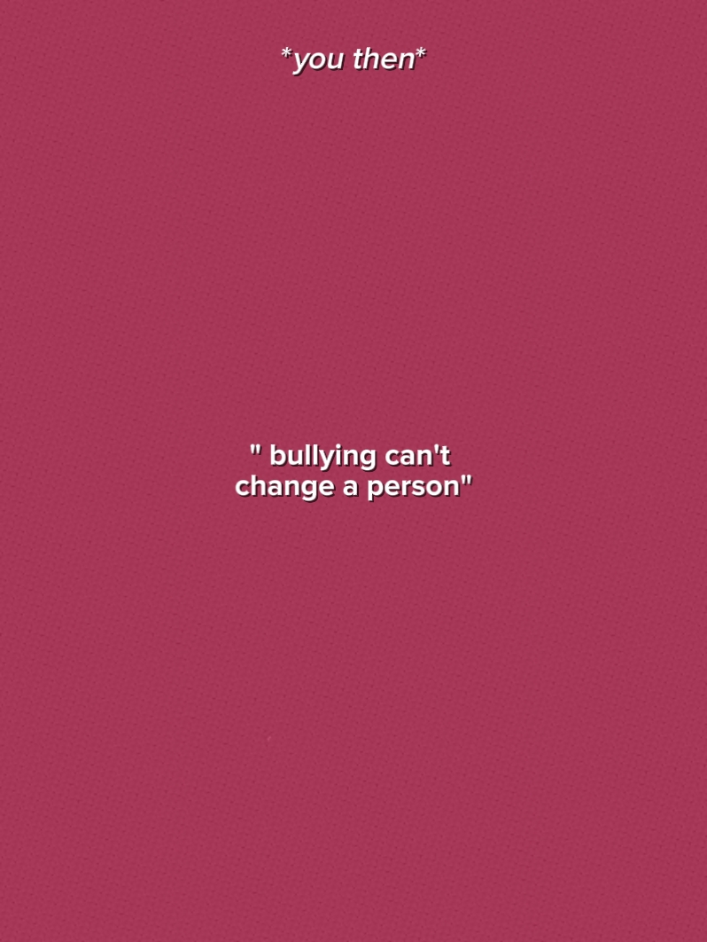 BullyingCan'tChange