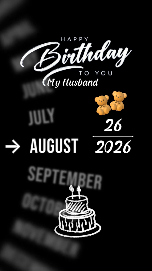 Hbd Husband 26August