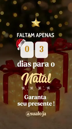 Falta 3 dias natal