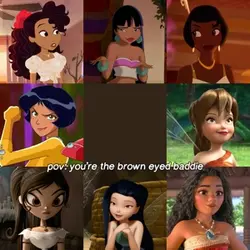 Brown eyed baddie 