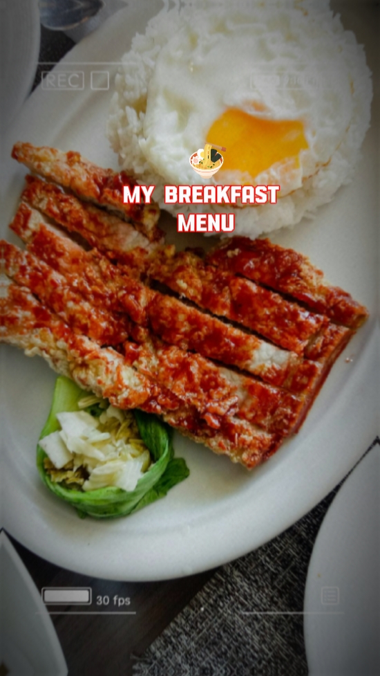 breakfast menu