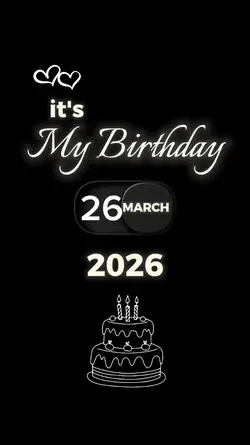 HBD FOR ME 26 MARCH