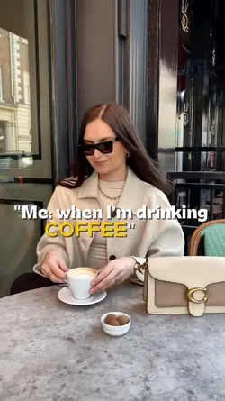 Me drinking coffee 