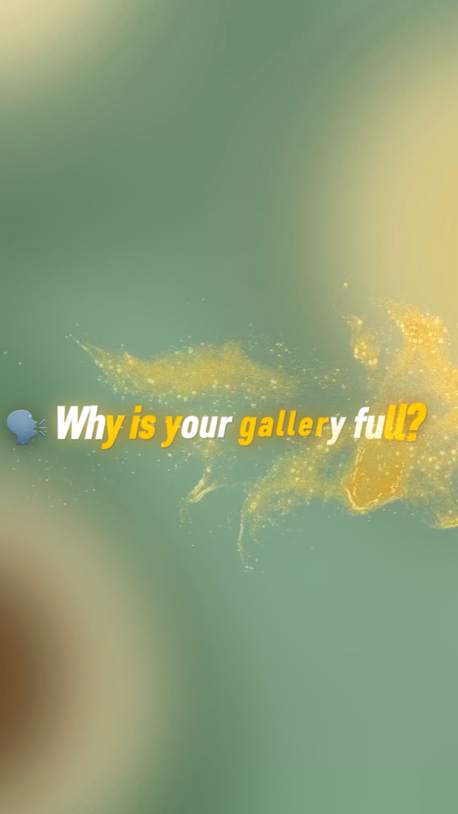 Galerie pleine?