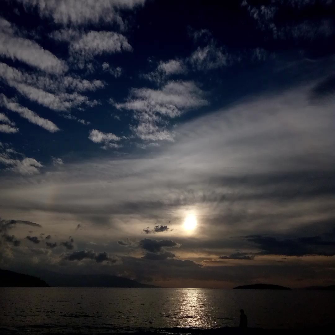 I walk alone.
