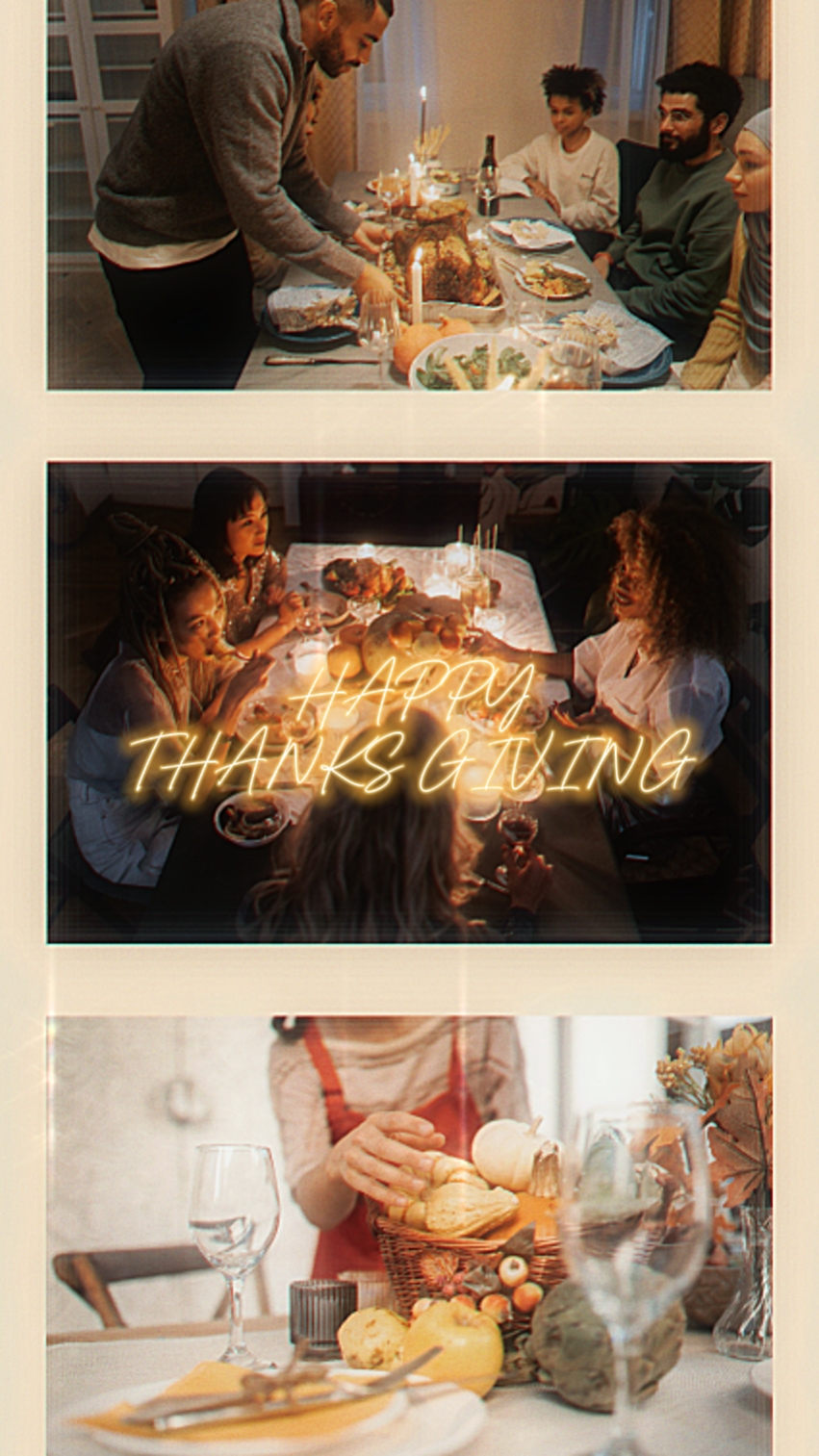 HAPPY THANKS GIVING