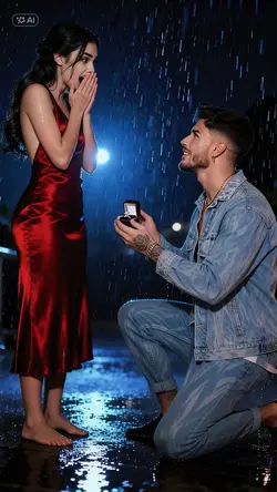 Propose in the rain
