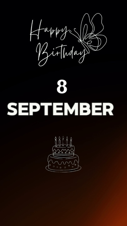 HBD FRIEND 8 DE SETEMBRO