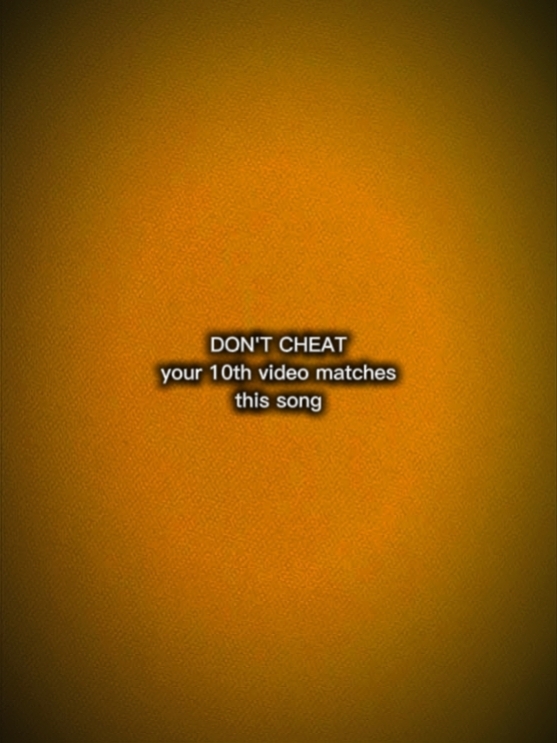 Don't Cheat 