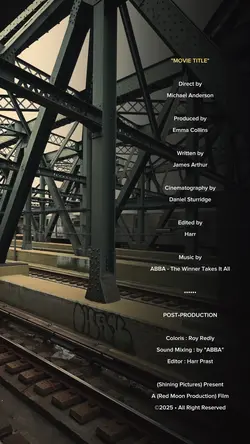 The end credits