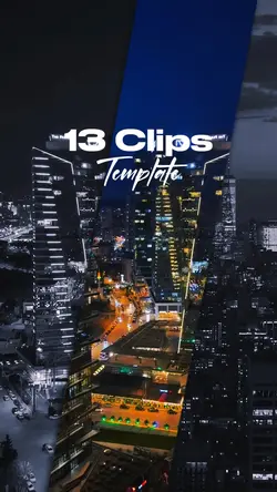 13 Clips template