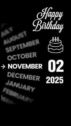 HBD 02 NOVEMBER 