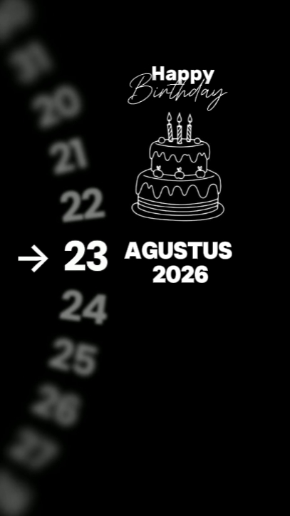HBD 23 Agustus 