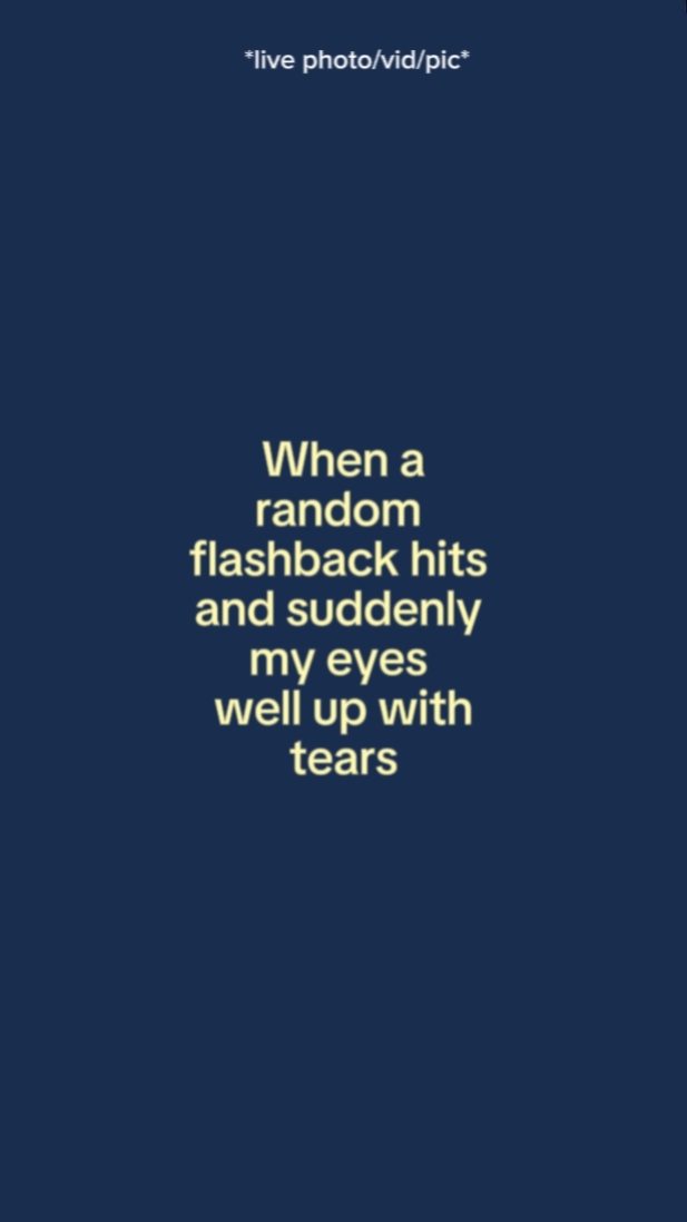 when a random flashb