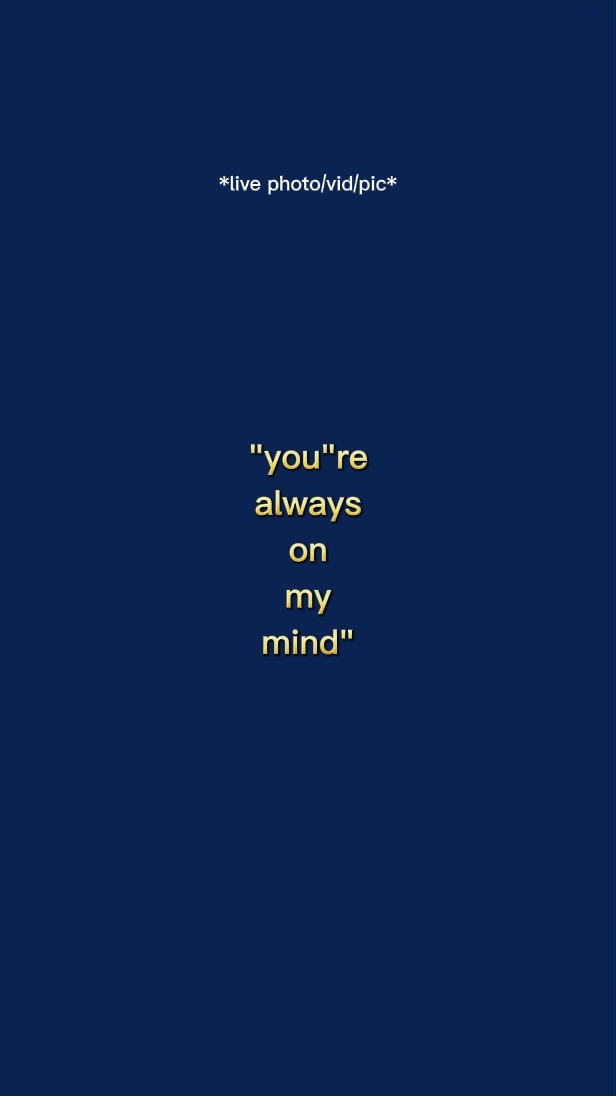 Ur always on my mind