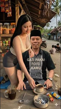 pelayan kopi cantik