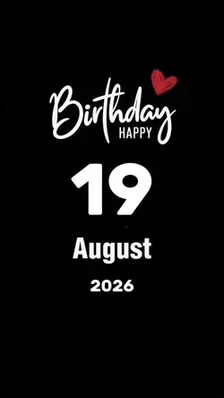 Hbd 19 August 2026