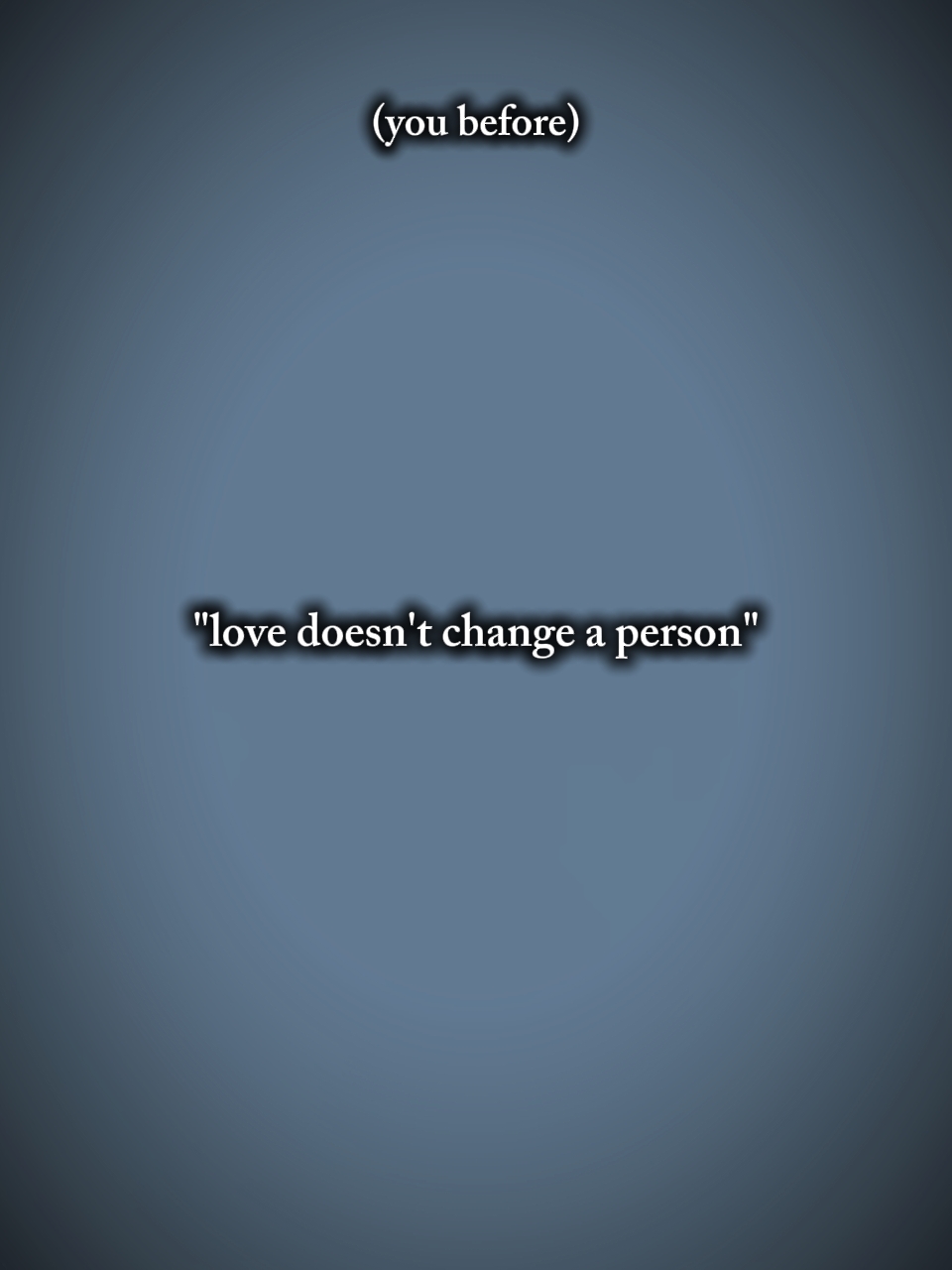 L'amour ne change pas 