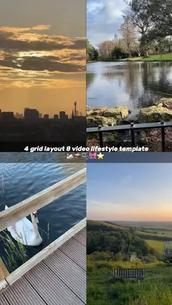 4 grid 8 videos
