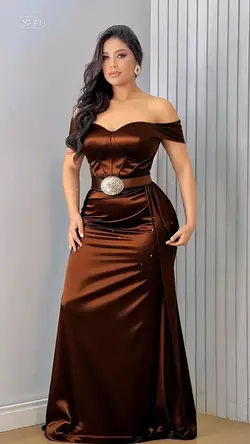 Brown dress 