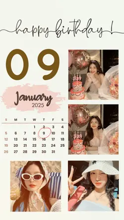 BIRTHDAY 9 JANUARY