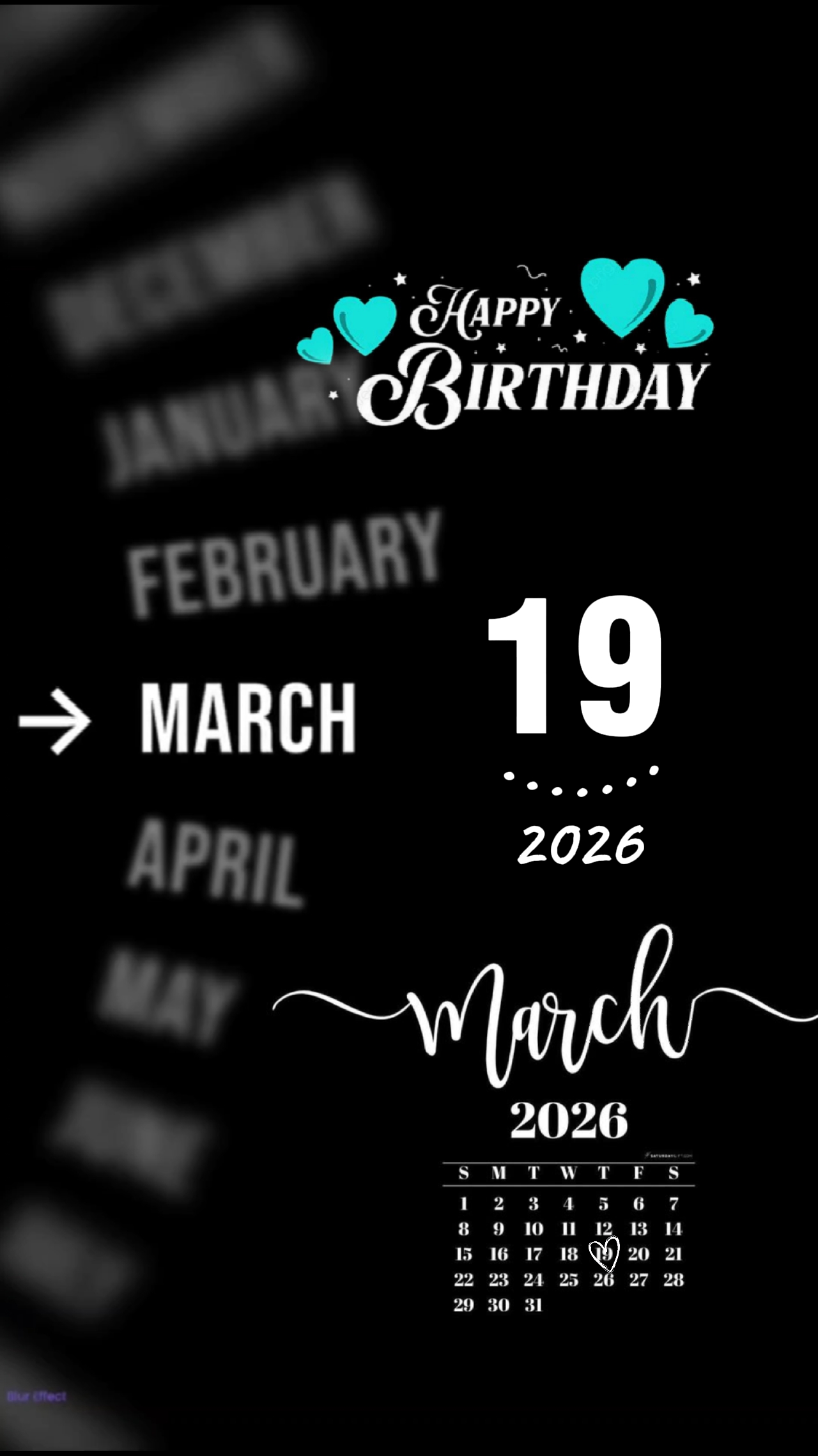 ULANG TAHUN 19 MARET 26