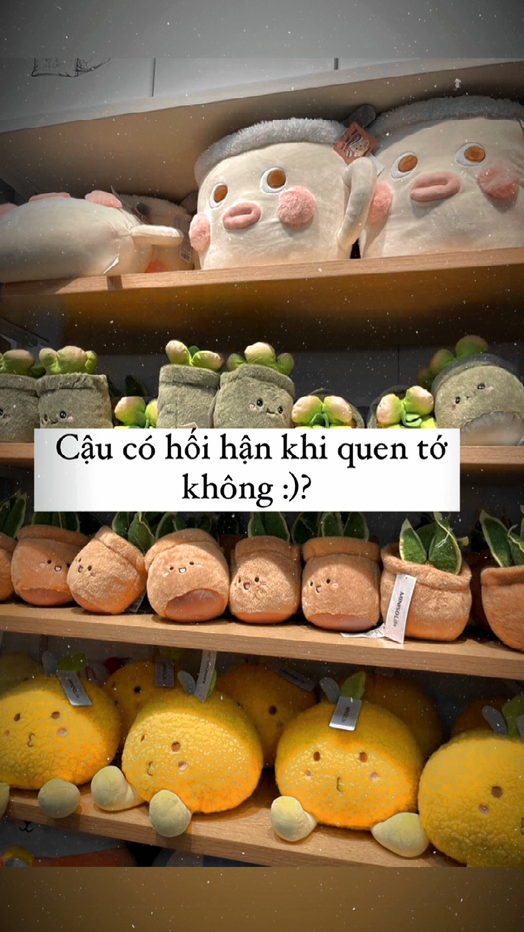 Khi quen tớ không