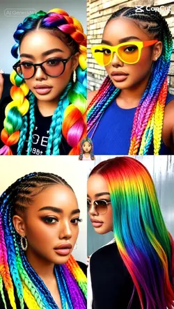 Braided hairstyle
