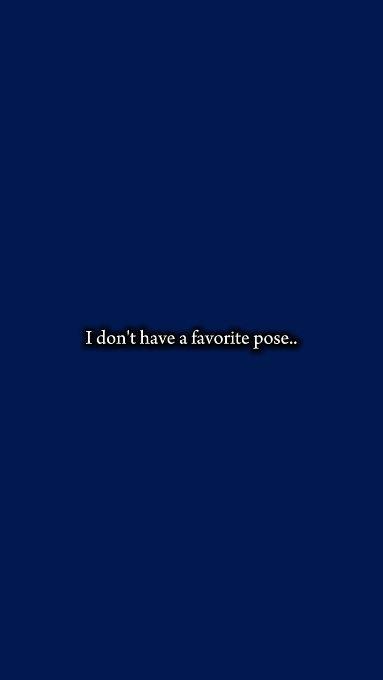 favorite pose 